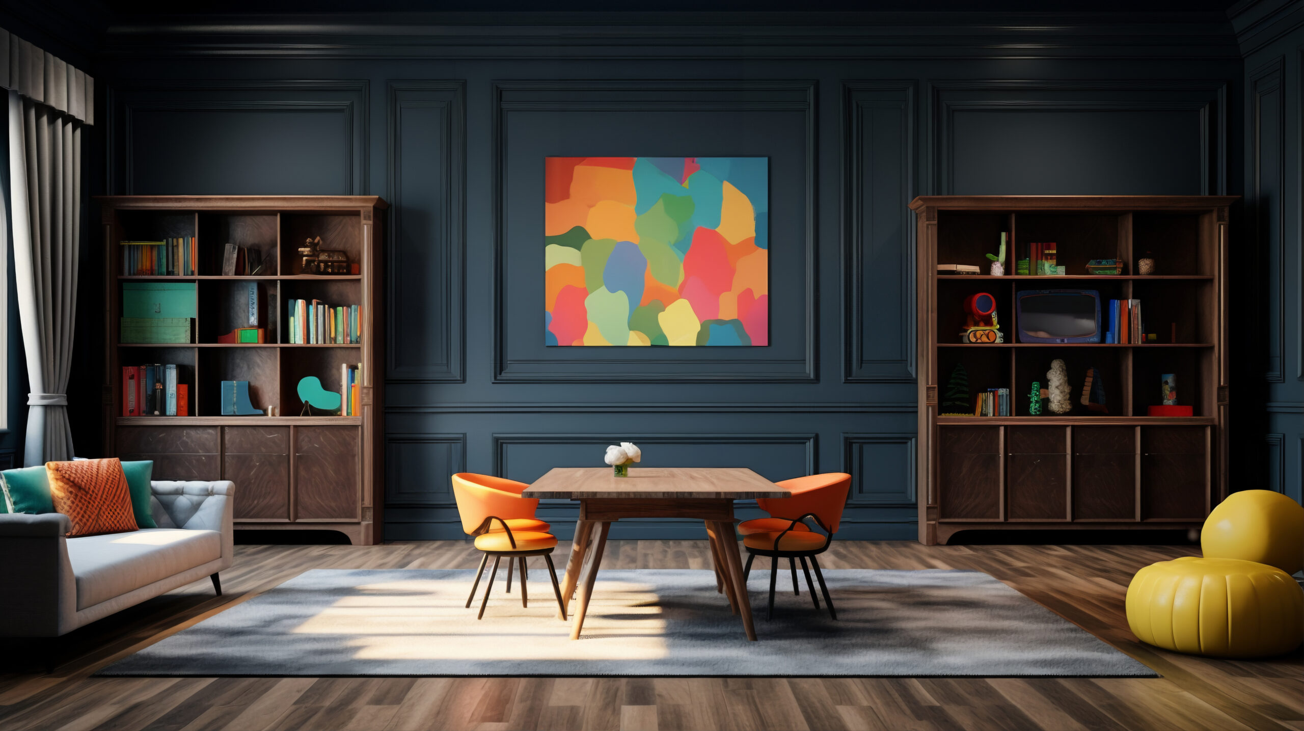 neoclassical-style-interior-design-with-decor-furnishings