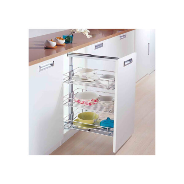 Side Drawer Basket (2/3-Layer) with Soft Close