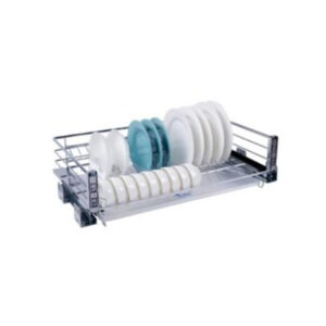 Bowl & Plate Drawer Basket with Soft Close & Water Tray