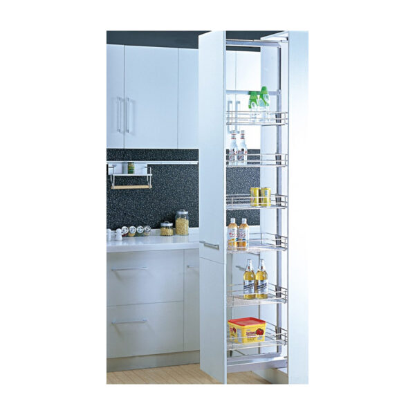 Six Layer Larder Unit with Wire Basket